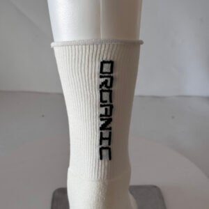 Raw Edge Crew Sock - Bone